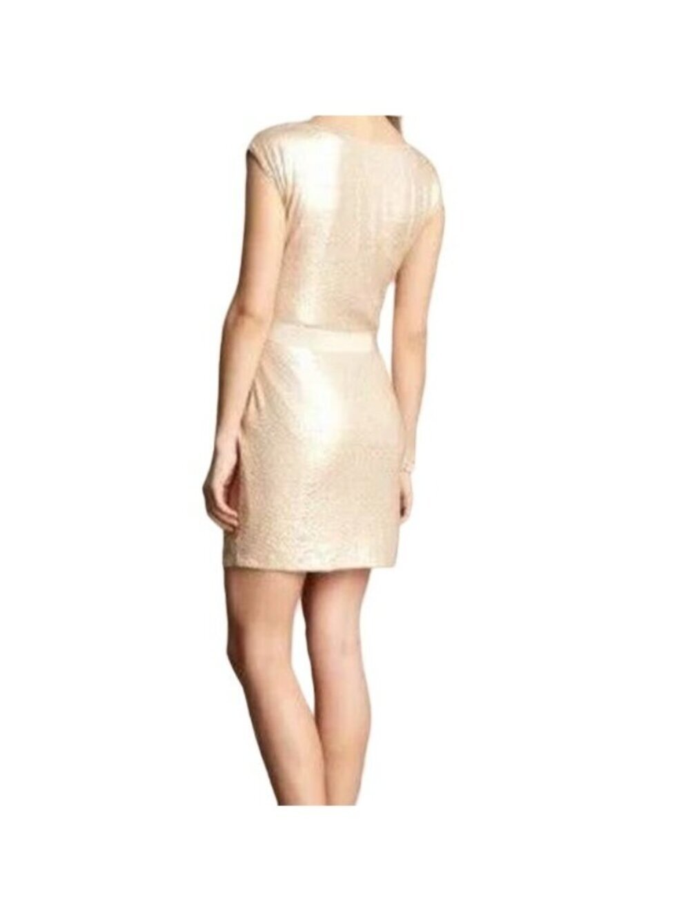 Laundry by Shelli Segal Champagne Sequin Dress - Picture 4 of 9